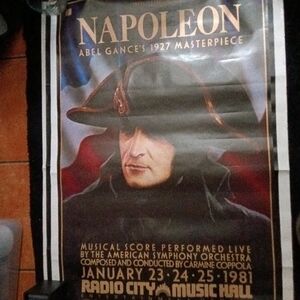 Napoleon 1981 Radio City Music Hall Poster